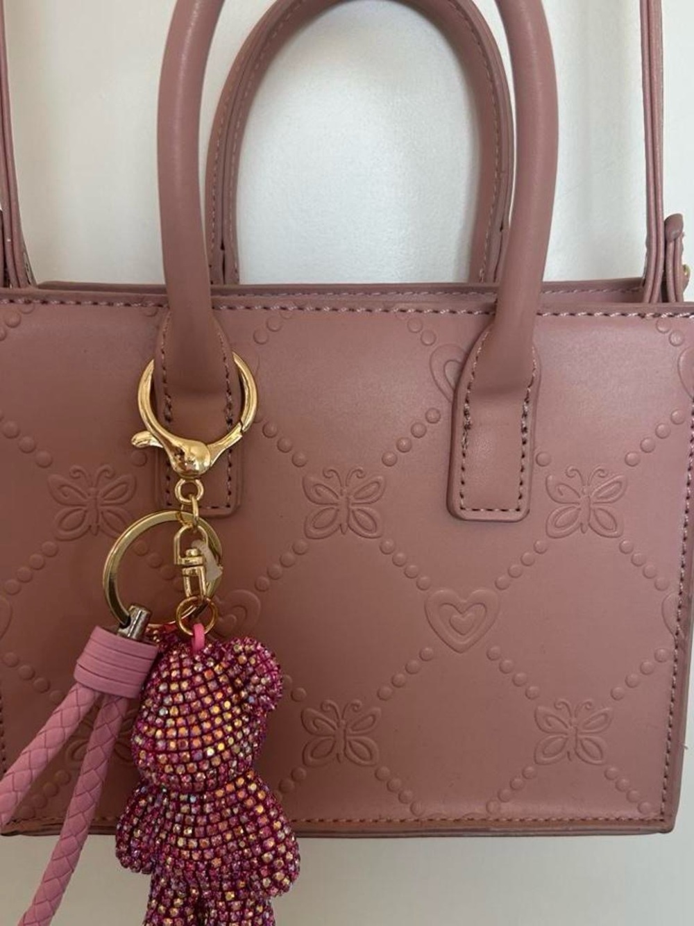 dusty rose purse